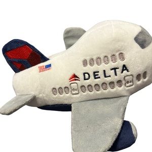 Delta Airlines Plush Stuffed
Airplane 8" PROMOTIONAL Stuffed toy By Darin Toys